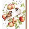 Wrendale Designs 'The Apple Tree' Sparrow Greetings Card