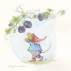 Moongazer Cards The Berry Laden Way Greeting Card