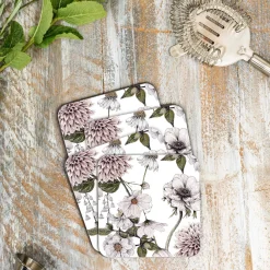 Toasted Crumpet The Blanc Collection Set of 4 Coasters