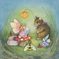 Moongazer Cards The Book Faeire Greeting Card