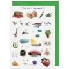 Yeti The Cat's Alphabet Greeting Card