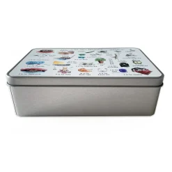 Yeti The Cat's Alphabet Storage Tin