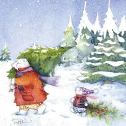 Moongazer Cards The Christmas Tree Greeting Card
