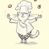 Two Bad Mice The Complete Chef Greetings Card
