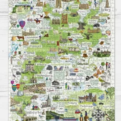 GB Jigsaws Ltd The Cotswolds & Surrounds 1000 Piece Jigsaw Puzzle