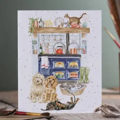 Wrendale Designs 'The Country Kitchen' Blank Greetings Card