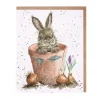 Wrendale Designs 'The Flower Pot' Greetings Card