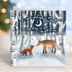 Fox Under The Moon 'The Gift of Love' Greeting Card