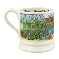 Emma Bridgewater The Good Life In The Garden 1/2 Pint Mug