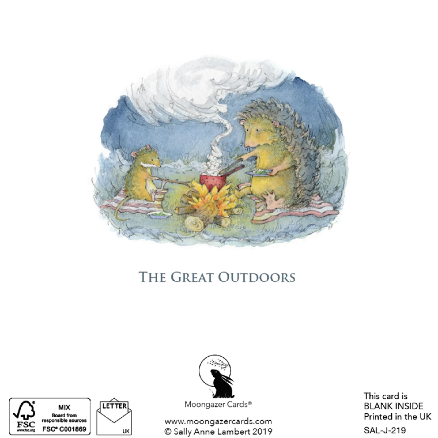Moongazer Cards The Great Outdoors Greeting Card