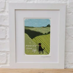 Lucky Lobster The Great Outdoors Print Framed