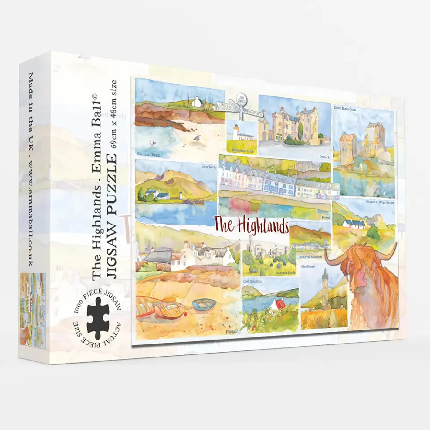 Emma Ball The Highlands 1000 Piece Jigsaw Puzzle by