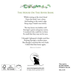 Moongazer Cards The House on The River Bank Greeting Card