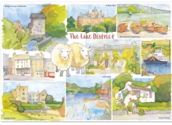 Emma Ball The Lake District 1000 Piece Jigsaw Puzzle by