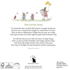 Moongazer Cards The Little Folk Greeting Card