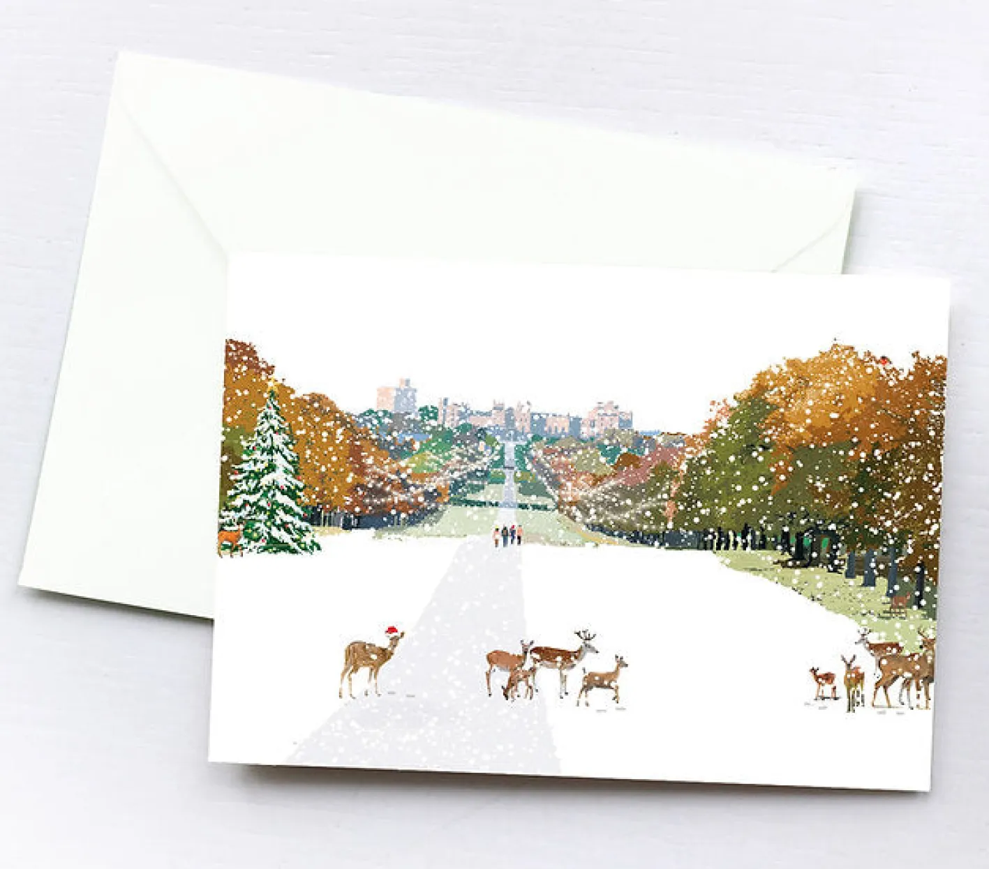 Njeri Illustrated The Long Walk, Windsor Christmas Card