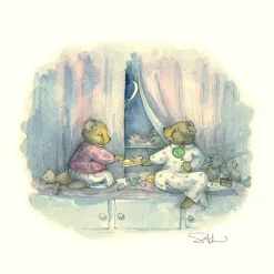 Moongazer Cards The Midnight Feast Greeting Card