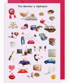 Yeti The Mother's Alphabet Greeting Card