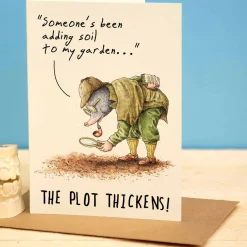 Bewilderbeest The Plot Thickens Greetings Card