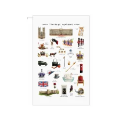 Yeti The Royal Alphabet Tea Towel