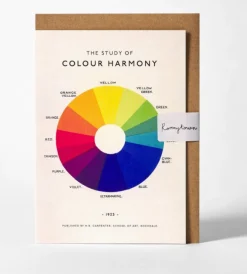 Roomytown The Study of Colors Greetings Card