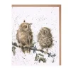 Wrendale Designs 'The Twits' Owl Greetings Card