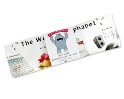 Yeti The Wedding Alphabet Tea Towel