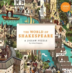 Chronicle Books The World of Shakespeare 1000 Piece Jigsaw Puzzle