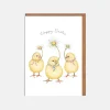 Lottie Murphy Three Chicks Easter Card