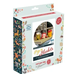The Crafty Kit Co. Three Little Pigs in Blankets Needle Felting Kit