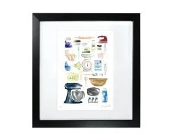 Corinne Alexander Time to Bake Framed Print by
