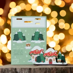 Dapple & Dot Toadstool Cottage Christmas Pop Out Card