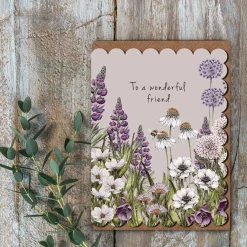 Toasted Crumpet 'To A Wonderful Friend' Greeting Card