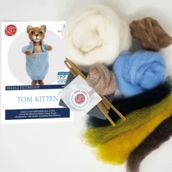 The Crafty Kit Co. Tom Kitten Needle Felting Craft Kit