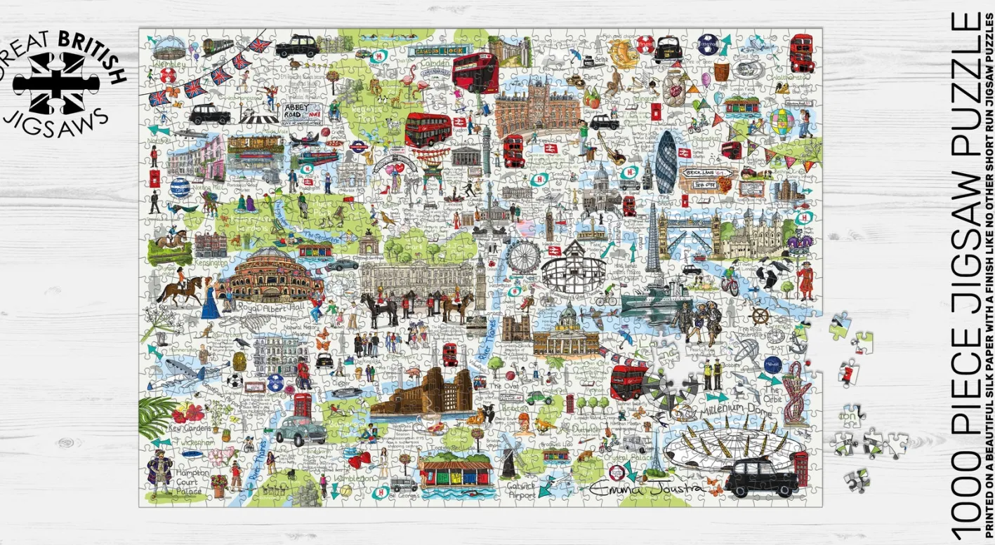GB Jigsaws Ltd Tour of London 1000 Piece Jigsaw Puzzle