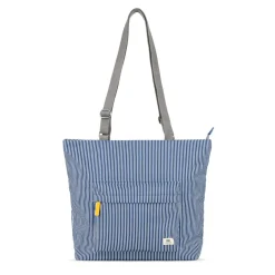 Ori London Trafalgar Tote B Hickory Stripe Recycled Cavas Tote- Medium