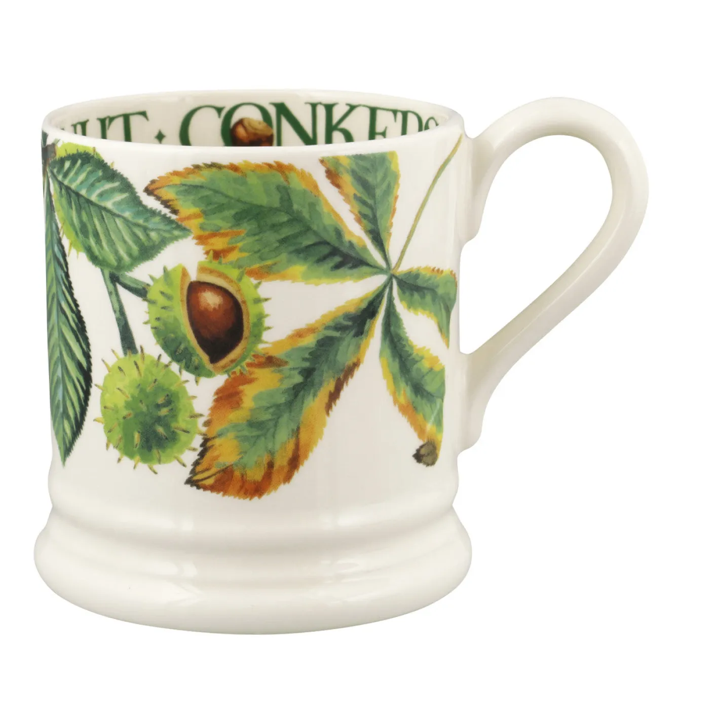 Emma Bridgewater Tree & Leaves Horse Chestnut & Conker 1/2 Pint Mug