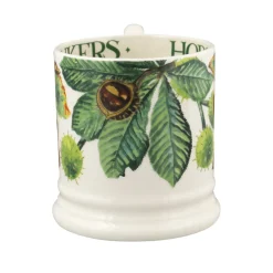 Emma Bridgewater Tree & Leaves Horse Chestnut & Conker 1/2 Pint Mug