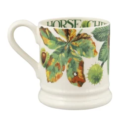 Emma Bridgewater Tree & Leaves Horse Chestnut & Conker 1/2 Pint Mug