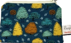 Poppy Treffry Trees Small Flat Coin Purse