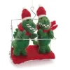 Amica Felt T-Rex Pair in Ski Chair Lift Felt Decoration