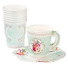 Talking Tables Truly Scrumptious Teacup & Saucer Set - 12 pack