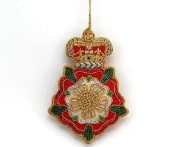 Tinker Tailor Tudor Rose with  Crown Decoration by London
