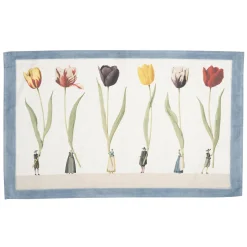 Laura Stoddart Tulip Parade Tea Towel