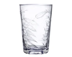 The Vintage List Tumbler with Fern Design by