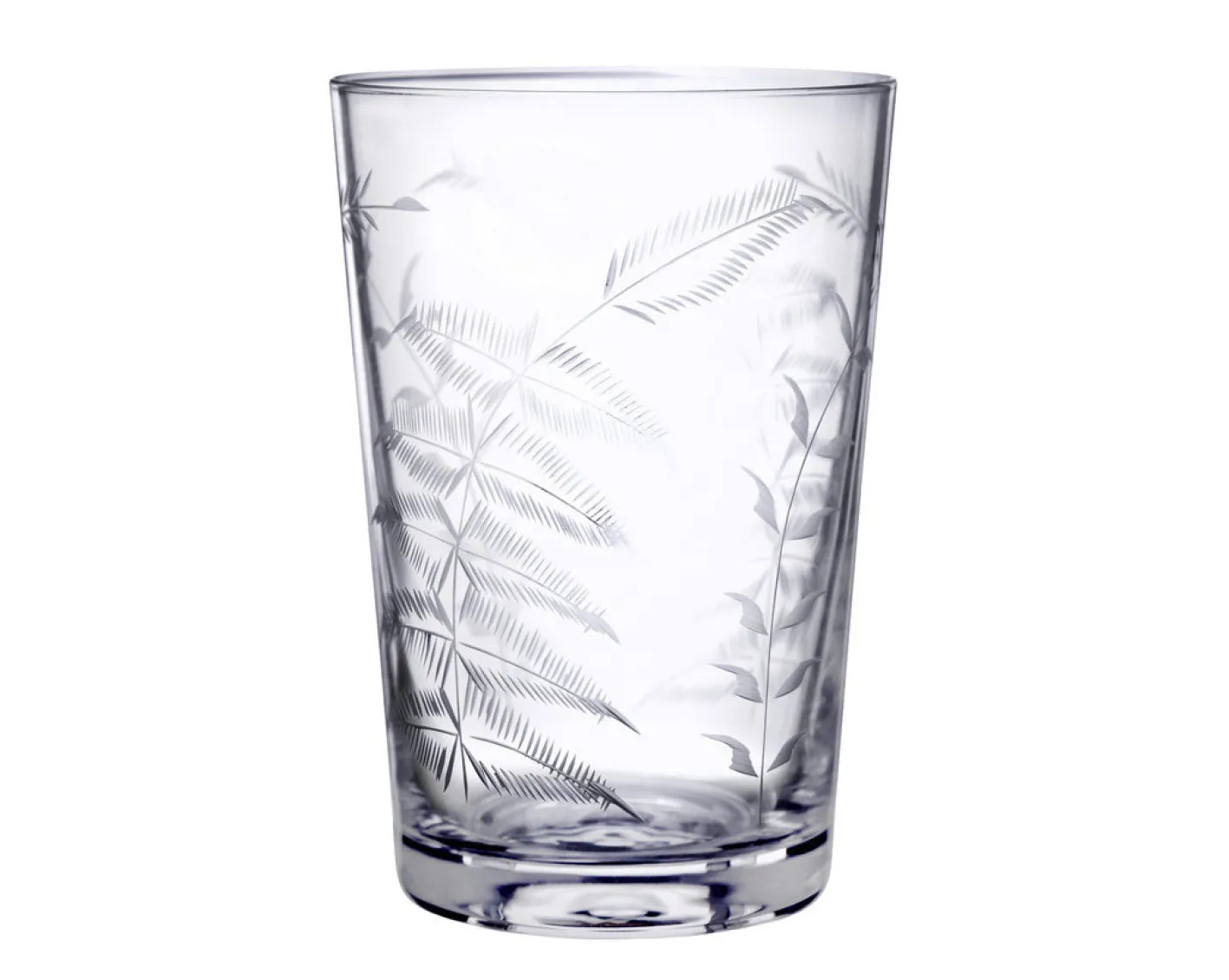 The Vintage List Tumbler with Fern Design by