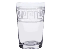 The Vintage List Tumbler with Greek Key Design by