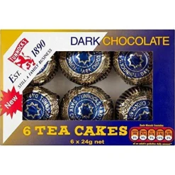 Tea & Biscuits Tunnock's Dark Chocolate Tea Cakes