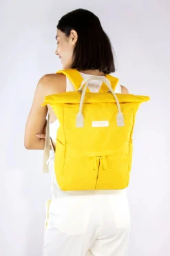Kind Bag London Tuscan Sun Yellow Hackney Medium Backpack