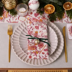Victoria Eggs Twelve Days of Christmas Napkins - Set of 4